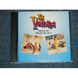 画像: THE VENTURES - WALK DON'T RUN + WALK DON'T RUN VOL.2  ( 2 in 1+ BONUS TRACK )(MINT/MINT)  / 1996 US Used  CD 