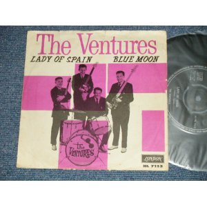 画像: THE VENTURES - LADY OF SPAIN : BLUE MOON ( VG+++/Ex+++ EDSP ) /1961 DENMARK ORIGINAL Used 7" SINGLE  with PICTURE SLEEVE 