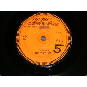 画像: THE VENTURES - PENETRATION ( non / Ex+++WOL ) / 1961  UK ENGLAND ORIGINAL "PROMO ONLY ONE SIDED" Used 7" SINGLE 