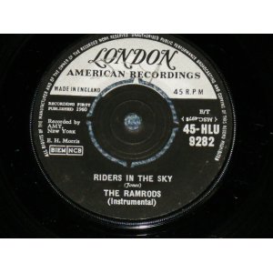 画像: The RAMRODS - RIDERS IN THE SKY : ZIG ZAG  (Ex+++/Ex+++)  1960 UK ENGLAND ORIGINAL Used 7" Single 