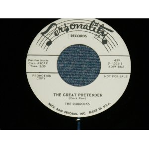 画像: The RAMROCKS  (Organ Inst & Chorus) - THE GREAT PRETENDER : HUMO ROCK  (Ex+++/Ex+++)  1959 US AMERICA ORIGINAL "WHITE LABEL PROMO"  Used 7" Single 