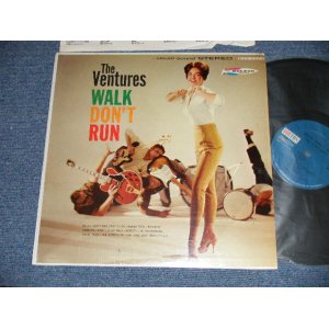 画像: THE VENTURES - WALK DON'T RUN  ( MINT-/Ex+++ Looks:MINT- ) / 1965? Version US AMERICA ORIGINAL 4th Press? "BLUE with BLACK Print Label"  STEREO   Used  LP 