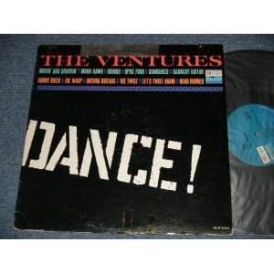 画像: THE VENTURES - DANCE ! ("TWIST" CREDIT Label :  "BLUE with BLACK PRINT Label ) (MATRIX #   A) BLP 2010  SIDE 1-1C   B) BLP 2010  SIDE 2  1A) ( Ex/Ex+++ B-1,2,3:E Tape Seam ) / 1964? US  RELEASE VERSION MONO Used  LP 