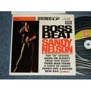 画像: SANDY NELSON - .BOSS BEAT (Ex+++/MINT- BB,EDSP) / 1966 US AMERICA ORIGINAL Used 7" 33 rpm  EP  with JUKEBOX STRIPE