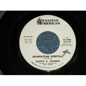 画像: SANTO & JOHNNY - MANHATTAN SPIRITUAL : THE WNADERING SEA( Ex++/Ex++ WOL )  1963 US AMERICA ORIGINAL "WHITE LABEL PROMO" Used 7" Single 