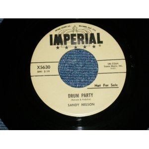 画像: SANDY NELSON - .DRUM PARTY : BIG NOISE FROM WINNETKA: ( Ex+++/Ex Looks:Ex+++)  /  1959 US AMERICA ORIGINAL Used 7" Single "PROMO" 