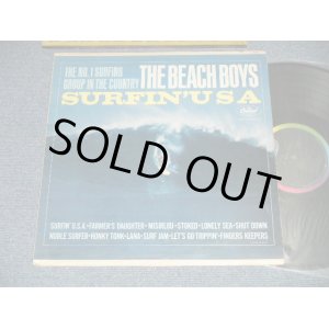 画像: The BEACH BOYS - SURFIN' USA ( MATRIX #   TYPING STYLE    A) T1-1890-P-11    B) T2-1890-T-6 ) (Ex++/Ex++ EDSP) / 1963 US AMERICA ORIGINAL 1st Press "BLACK with Rainbow Label"  MONO LP