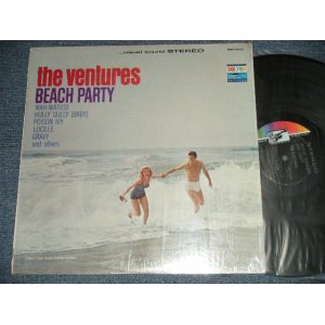 画像: THE VENTURES - BEACH PARTY(Matrix #   A) BST 8016  SIDE 1   B) BST 8016 SIDE 2  2 ) (MINT-/MINT- TearOL)    / 1968 Version US AMERICA REISSUE STEREO Used LP 