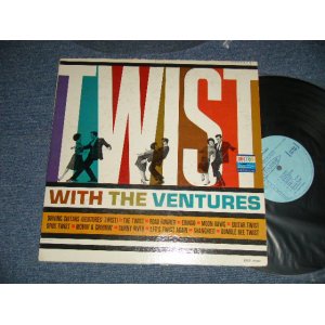 画像: THE VENTURES - TWIST WITH THE VENTURES (Matrix #  A) BLP 2010 -SIDE1-1H   B) BLP 2010-SIDE2-1F) ( Ex+/Ex+++ EDSP ) / 1962 US AMERICA ORIGINAL "LIGHT BLUE Label"  MONO Used  LP 