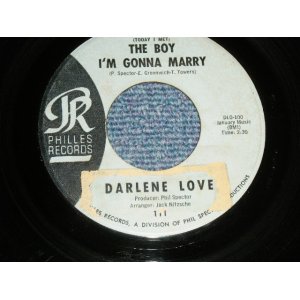 画像: DARLENE LOVE - A) THE BOY I'M GONNA MARRY B) PLAYING FOR KEEPS ( Ex/Ex TEAROL) / 1963 US AMERICA  ORIGINAL "BLUE LABEL" Used 7" SINGLE 