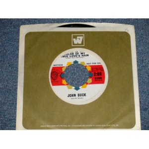 画像: JOHN BUCK AND HIS BLAZERS - A)BLACK IS THE COLOR OF MY TRUE LOVE'S WAR (Guitar Inst)  B)JALISCO (BRASS INST) (Ex+++/Ex+++) / 1962 US AMERICA ORIGINAL "WHITE LABEL PROMO" Used 7" Single  