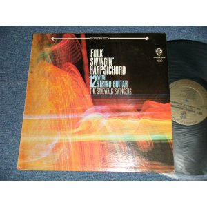 画像: The Sidewalk Swingers ‎– Folk Swingin' Harpsichord With 12 String Guitar (Ex++/MINT-) / 1964  US AMERICA ORIGINAL 1st press "GOLD Label" STEREO Used LP 