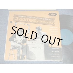 画像: SPEEDY WEST and JIMMY BRYANT -  2 GUITARS COUNTRY STYLE (Ex/VG+++ Looks:VG EDSP) / 1954 US AMERICA ORIGINAL "TURQUOISE Label" MONO  Used LP