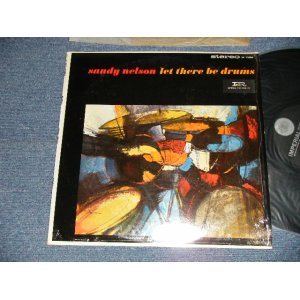 画像: SANDY NELSON -  LET THERE BE DRUMS (MINT-/MINT- Ex+++) / 1962 US AMERICA 1st Press "BLACK with SILVER PRINT 'IMPERIAL STEREO' at CENTER HOLE Label" STEREO  Used  LP 