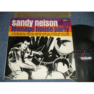 画像: SANDY NELSON - TEEN AGE HOUSE PARTY (Ex+/Ex+++ B-1:Ex+ BB, EDSP) / 1962 US AMERICA  ORIGINAL"2nd Press Cover" 1st Press "BLACK with 5 STARS Label" MONO  Used  LP 