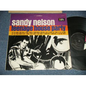 画像: SANDY NELSON - TEEN AGE HOUSE PARTY (Ex+/Ex++ Looks:Ex+) / 1964 VersioN US AMERICA "2nd Press Cover" 2nd Press "BLACK with PINK $ WHITE Label" STEREO  Used  LP 