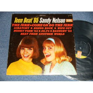 画像: SANDY NELSON - BEAT THAT DRUM (Ex/Ex++)  / 1963 Version US AMERICA 2nd Press "BLACK with PINK & WHITE Label" MONO  Used  LP