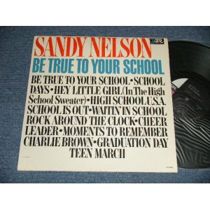 画像: SANDY NELSON - BE TRUE TO YOUR SCHOOL (Ex++/Ex++  Looks:Ex+ EDSP)   / 1964 US AMERICA ORIGINAL 1st Press "BLACK with PINK and WHITE Label" MONO Used  LP 