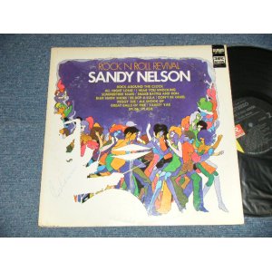 画像: SANDY NELSON - ROCK 'N ROLL REVIVAL (Ex+/Ex+++, Ex++ WOFC)  / 1968 US AMERICA ORIGINAL 1st Press "BLACK with GREEN Label" STEREO  Used  LP