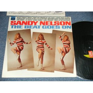 画像: SANDY NELSON - THE BEAT GOES ON (Ex+++/Ex+++ B-2:Ex++ )  / 1967 US AMERICA ORIGINAL 1st Press "BLACK with GREEN Label" MONO  Used  LP