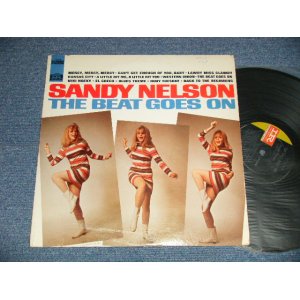 画像: SANDY NELSON - THE BEAT GOES ON (Ex/Ex- WOFC  / 1967 US AMERICA ORIGINAL 1st Press "BLACK with GREEN Label" STEREO  Used  LP