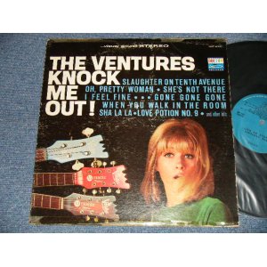 画像: THE VENTURES - KNOCK ME OUT (Without or NONE "TOMORROW'S LOVE" Version ) (Matrix #A)BST-8033-1 Re US PAT #RE 23,946  GB PAT#713,418   B)BST-8033-2   US PAT #RE 23,946  GB PAT#713,418 ) (Ex/Ex+ EDSP, TAPE) / 1965 US AMERICA 2nd Press "BLUE with BLACK Print Label" STEREO Used LP  