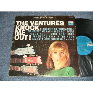 画像: THE VENTURES - KNOCK ME OUT (Without or NONE "TOMORROW'S LOVE" Version ) (Matrix # A)BST-8033-2 SIDE-1 1A  B)BST-8033-  SIDE-2-1A) (Ex/Ex+++) / 1965 US AMERICA 2nd Press "BLUE with BLACK Print Label" STEREO Used LP  