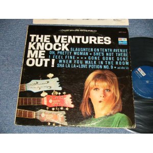 画像: THE VENTURES - KNOCK ME OUT (:With "TOMORROW'S LOVE" Version )(Matrix # A)BLP 8033-2 SIDE-1  B)BLP 2033-2 SIDE-2)(Ex, VG/Ex++ TEAROBC) /1965 US AMERICA ORIGINAL 1st Press "BLUE with SILVER Print Label" STEREO Used LP 