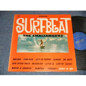 画像: THE CHALLENGERS  - SURFBEAT (Ex++, VG++/Ex++ Looks:Ex TEAROBC, TAPESEAM) / 1963 US AMERICA ORIGINAL "BLUE LABEL" STEREO Used LP