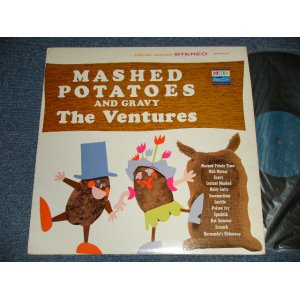 画像: THE VENTURES - MASHED POTATOES AND GRAVY (Matrix # A) BST-8016 1 SIDE 1  B) BST-8016 1 SIDE 2)  (Ex++/Ex++ Looks:Ex++) / 1962 US AMERICA ORIGINAL 1st Press "TURQUOISE GREEN Label" STEREO Used LP 