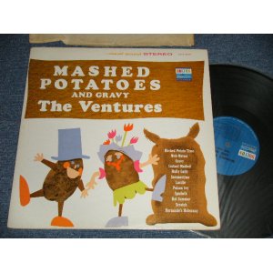 画像: THE VENTURES - MASHED POTATOES AND GRAVY (Matrix #A) BST-8016-1A (SIDE-1) IIH B) BST-8016-1A (SIDE-2) IIII IIH)  (Ex++/Ex+++) / 1964 Version US AMERICA Later Press "BLUE with BLACK PRINT Label" STEREO Used LP 