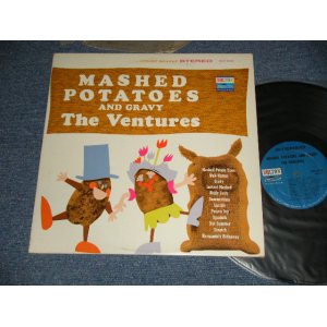 画像: THE VENTURES - MASHED POTATOES AND GRAVY (Matrix # A) BST-8016 1 SIDE 1  B) BST-8016 1 SIDE 2 A1)  (Ex+++/MINT-) / 1964 Version US AMERICA Later Press "BLUE with BLACK PRINT Label" STEREO Used LP 