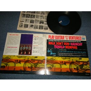 画像: THE VENTURES - PLAY GUITAR WITH THE VENTURES (Ex++/MINT- EDSP) /1965 US AMERICA ORIGINAL 1st Press "BLUE with SILVER PRINT Label" MONO Used LP 