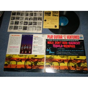 画像: THE VENTURES - PLAY GUITAR WITH THE VENTURES (Ex++/MINT- EDSP) /  US AMERICA ORIGINAL 2nd Press "BLUE with BLACK PRINT Label" MONO Used LP 