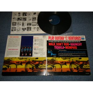 画像: THE VENTURES - PLAY GUITAR WITH THE VENTURES (Ex++/Ex+++) /1965 US AMERICA ORIGINAL 1st Press "BLUE with SILVER PRINT Label" MONO Used LP 