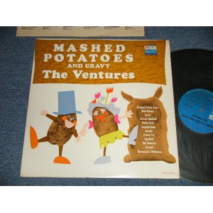 画像: THE VENTURES - MASHED POTATOES AND GRAVY (Ex+/Ex+ Looks:Ex- SWOBC) / 1964 Version US AMERICA Later Press "BLUE with BLACK Print Label" MONO Used LP 