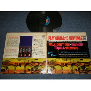 画像: THE VENTURES - PLAY GUITAR WITH THE VENTURES (Ex/Ex++ Looks:MINT-) / 1965 US AMERICA ORIGINAL "'D' MARK LABEL" STEREO Used LP 