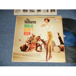 画像: THE VENTURES - WALK DON'T RUN (Ex++/Ex++ Looks:Ex+ SEAM EDSP) / 1962? US AMERICA 3rd Press "DARK BLUE with SILVER Print Label" STEREO Used LP 