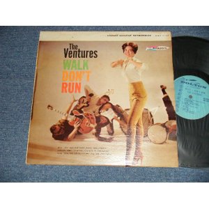 画像: THE VENTURES - WALK DON'T RUN (VG++/Ex- Looks:VG++ WTRDMG) / 1960 CANADA ORIGINAL? "LIGHT BLUE Label" STEREO Used LP 