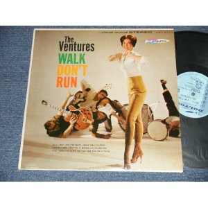 画像: THE VENTURES - WALK DON'T RUN (Ex+++/Ex+++) / 1961? US AMERICA 2nd Press "LIGHT BLUE Label" STEREO Used LP 