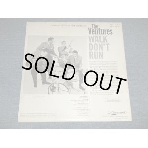 画像: THE VENTURES - WALK DON'T RUN (Ex/Ex++) / 1960 US AMERICA ORIGINAL "PICTURE on BACK COVER" 2nd Press "TURQUOISE with SUNSET Los Angeles Address Label" STEREO Used LP 