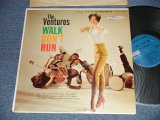 画像: THE VENTURES - WALK DON'T RUN (Ex+/Ex++) / 1964? Version US AMERICA 4th Press "BLUE with BLACK Print Label" STEREO Used LP 