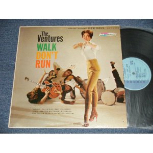 画像: THE VENTURES - WALK DON'T RUN (Ex++, Ex+/Ex+++ Looks:Ex++) / 1961? US AMERICA 2nd Press "LIGHT BLUE Label" STEREO Used LP 