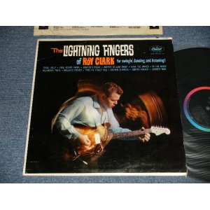 画像: ROY CLARK - THE LIGHTNING FINGERS (Ex+/Ex+++ A-2,3:Ex-) / 1963 US AMERICA ORIGINAL 1st Press "BLACK with RAINBOW Label" MONO Used LP 