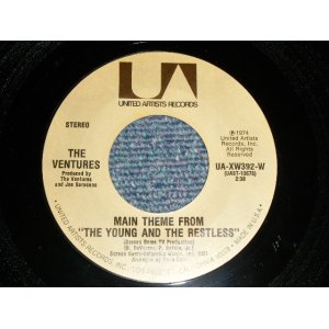 画像: THE VENTURES - A) MAIN THEME FROM ” ”THE YOUNG AND THE RESTLESS  B) ELISE (MINT/MINT) / 1974 US AMERICA ORIGINAL "STOCK COPY" Used 7" SINGLE 