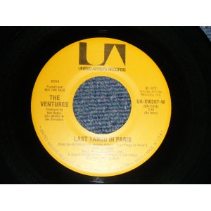 画像: THE VENTURES - LAST TANGO IN PARIS A) MONO  B) STEREO  (MINT/MINT) / 1973 US AMERICA ORIGINAL "PROMO ONLY SAME FLIP YELLOW Color Version" Used 7" SINGLE 