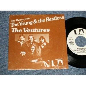 画像: THE VENTURES -  MAIN THEME FROM ”THE YOUNG AND THE RESTLESS  A) MONO  B) STEREO (Ex+/MINT SWOL) / 1974 US AMERICA ORIGINAL "PROMO ONLY SAME FLIP MONO/STEREO" Used 7" SINGLE  with PICTURE SLEEVE 