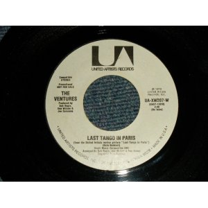 画像: THE VENTURES - LAST TANGO IN PARIS A) MONO  B) STEREO  (MINT-/MINT-) / 1973 US AMERICA ORIGINAL "PROMO ONLY SAME FLIP WHITE Color Version" Used 7" SINGLE 