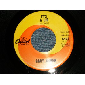 画像: GARY USHER - A)JODY   B) IT'S A LIE (Ex+/Ex+)  / 1965 US AMERICA ORIGINAL Used 7" Single 