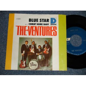 画像: THE VENTURES - A)BLUE STAR  B)COMIN' HOME BABY (MINT-/MINT-) / 1966 US AMERICA ORIGINAL " with PICTURE SLEEVE" 1st Press "Dark BLUE With SILVER PRINT Label" Used 7" Single